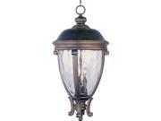 Maxim Camden VX 3 Light Outdoor Hanging Lantern Golden Bronze 41429WGGO
