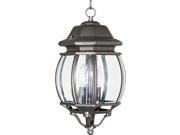 Maxim Crown Hill 3 Light Outdoor Hanging Lantern Rust Patina 1036RP