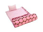 Wildkin 17085 Big Dots Pink Sleeping Bag