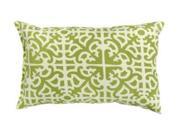 Greendale Home Fashions OC5811S2 GRASS Rectangle Outdoor Accent Pillows Set of Two Grass