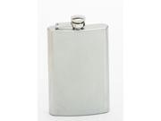 Maxam Stainless Steel 8oz Hip Flask with screw down cap KTFLASK8