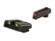 Truglo Brite Site Fiber Optic Sight High For Glock 45 10mm TG131G2 Adjustable