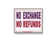 Bazic Products L 52 24 12 in. x 16 in. No Exchange No Refunds Sign Box of 24
