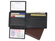 Royce Leather RFID109A 5 Royce Leather Rfid Blocking Euro Commuter Wallet Black