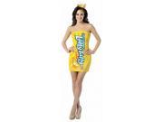 Adult Nestle Laffy Taffy Banana Tank Dress Costume Rasta Imposta 3981