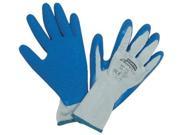 North Safety 068 NF14 10XL Durotask Gray Glove Cot Poly Blue Rubber Palm