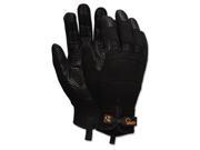 MCR Safety 907XL Memphis Multi Task Synthetic Palm Gloves Extra Large Black