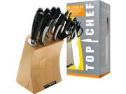 Top Chef Full Stainless Steel Knife Set 9 Pieces