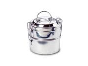 Rome Industries 2663 2 tier Mini Round Tiffin stainless steel