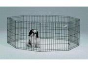 Midwest Container 8 Panel Exercise Pen Black 24x24 Inch 550 24