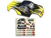 Redcat Racing 25188 3 .10 Truck Body Black and Yellow