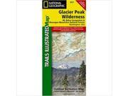 National Geographic Maps TI00000827 Glacier Peak Wilderness Mt. Baker Snoqualmie and Okanogan Wenatchee National Forests Map