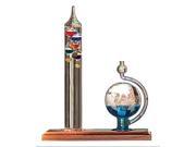 Chaney 00795 Galileo Thermometer With Barometric Ball