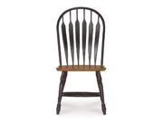 Whitewood 1C57 1206 Madison Park Wooden Windsor Chair Black Cherry