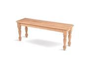 International Concepts BE 47 Farmhouse Bench