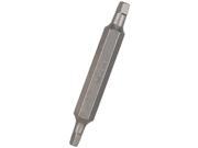Vermont American 1 .88in. Ice Bit NO.1 NO.2 Square Recess Double Ended Power Bit 16