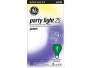 Ge Lighting 25 Watt Green Crystal Color Party Light Bulb 49725