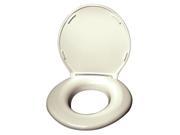 Big John Products 2445646 2CR Toilet Seat with Cover Cream