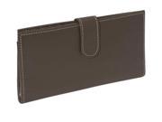 Piel Leather 2857 CHC Multi Card Wallet Chocolate
