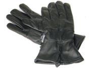 Diamond Plate GFGLCUFL Leather Cuffed Gloves L