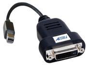 Accell 10 UltraAV Mini DisplayPort to DVI D Single Link Active Adapter
