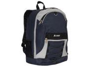 Everest 3045SH GY 17 in. Two tone Backpack with Mesh Pockets