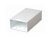 Architectural Mailboxes 5518W Universal Newspaper Receptacle Option For All Post Configurations except Grande Post 5565 White