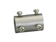 MC80BS Brushed Steel Downrod Extension Coupler