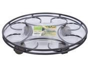 Plastec Products 14in. Slate Deluxe Saucer Caddy SC14SL Pack of 6