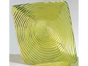 Ten Strawberry Street Zeus Lime Green 11 Inch Square Dinner Plate Set Of 6