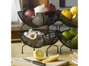 Nifty 6670 Stacking Utility Baskets Classy Black Satin