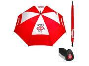 Team Golf 23969 Wisconsin Badgers 62 in. Double Canopy Umbrella