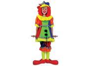 Costumes For All Occasions Ff60629 Spanky Stripes Clown Large child size