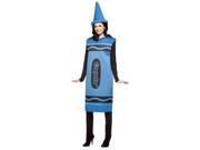 Costumes For All Occasions Gc450003 Crayola Costume Blue Adt Sm Md
