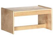 Early Childhood Resource ELR 0683 Living Room Set Birch Coffee Table