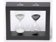 G.W. Schleidt STW1218 B 3 and 5 Minute Egg and Tea Timer Black Frame