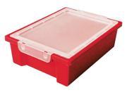 Early Childhood Resource ELR 0725 RD Storage Bins and Lids Small with Lid Red