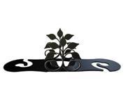 Village Wrought Iron WRC 109 Leaf Fan Wine Caddy