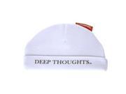 Silly Souls B 28 Deep Thoughts Beanie White