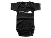 Rebel Ink Baby 369bo1218 I m The Fastest Swimmer 12 18 Month Black One Piece Undershirt