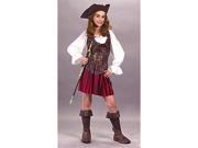 Costumes For All Occasions FW5889LG High Seas Buccaneer Grl Lrg