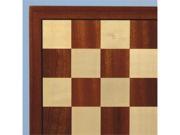 WW Chess 45400SM 15 in. Sapele and Maple Wooden Veneer Chess Board