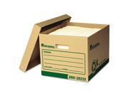 Universal 28225 Recycled Record Storage Box Letter Legal 12 x 15 x 10 Kraft 12 Carton
