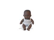 Miniland Educational 31124 New born baby doll african girl 21cm 8 .2 in.Case