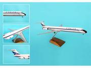 Skymarks Supreme SKR8602 Delta MD 80 1 100 Widget Livery with Wood Stand and Gear