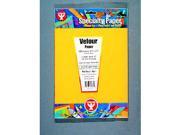 HYGLOSS PRODUCTS INC. HYG1085 VELOUR PAPER 20 SHEETS 2 EACH OF