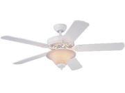 5HS52WHD L Homeowner s Deluxe 52 in. White Ceiling Fan With White Blades