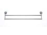 JVJHardware 23748 Liberty 24 in. Double Towel Bar Set Concealed Screw Chrome and Matte Chrome
