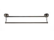 JVJHardware 24548 Plain 24 in.Double Towel Bar Set Concealed Screw Antique Nickel