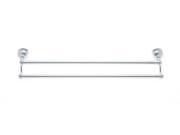 JVJHardware 23948 Liberty 24 in. Double Towel Bar Set Concealed Screw Matte Chrome